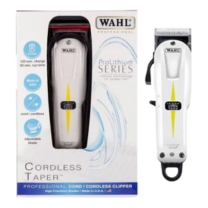 Wahl Pro Lithium Series Super Taper Cordless Clipper - White